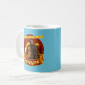 Guten Morgen Sonnenschein Funny Bigfoot Kaffeetasse (Vorderseite Links)