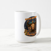 Guten Morgen Sonnenschein Funny Bigfoot Kaffeetasse (VorderseiteRechts)