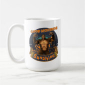 Guten Morgen Sonnenschein Funny Bigfoot Kaffeetasse (Links)