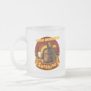 Guten Morgen Sonnenschein Funny Bigfoot Mattglastasse