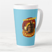 Guten Morgen Sonnenschein Funny Bigfoot Milchtasse (Rechte Ecke)