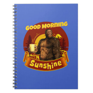 Guten Morgen Sonnenschein Funny Bigfoot Notizblock