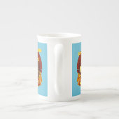 Guten Morgen Sonnenschein Funny Bigfoot Porzellantasse (Rückseite)