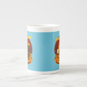 Guten Morgen Sonnenschein Funny Bigfoot Porzellantasse (Vorderseite)