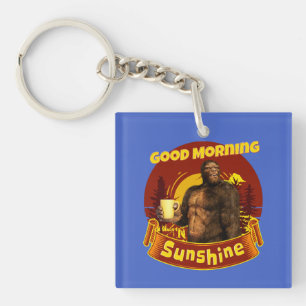 Guten Morgen Sonnenschein Funny Bigfoot Schlüsselanhänger
