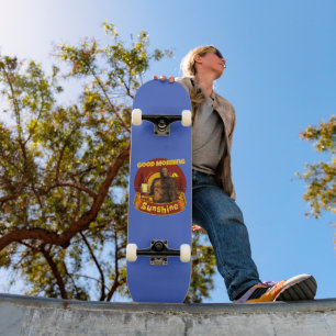 Guten Morgen Sonnenschein Funny Bigfoot Skateboard