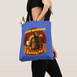 Guten Morgen Sonnenschein Funny Bigfoot Tasche