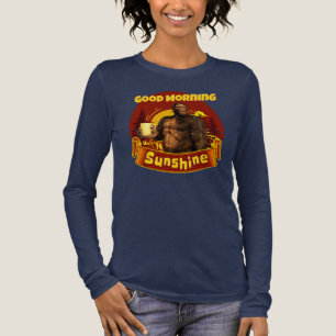 Guten Morgen Sonnenschein Funny Bigfoot Tri-Blend Shirt