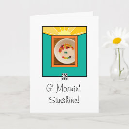Guten Morgen, Sonnenschein-Grußkarte Karte