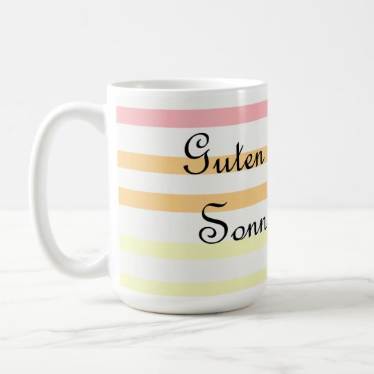 Guten Morgen Sonnenschein Guter Morgen Kaffeetasse Zazzle De