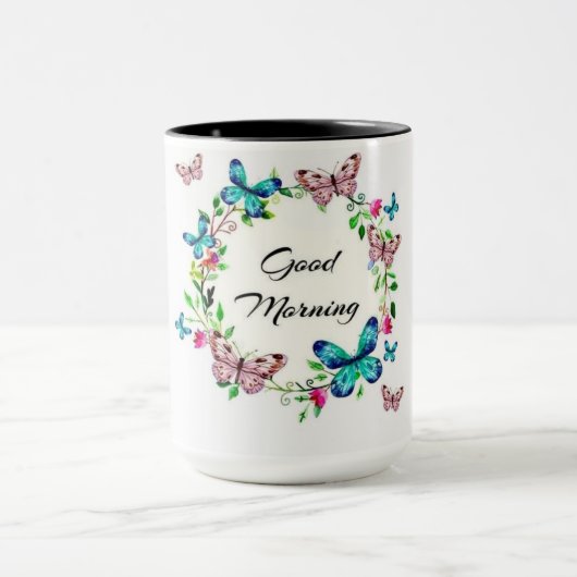 Guten Morgen Sonnenschein! Hochwertige Tasse mit P (Zentrum)