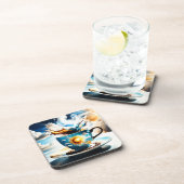 Guten Morgen Sonnenschein-Kaffee Getränkeuntersetzer (Rechte Seite)