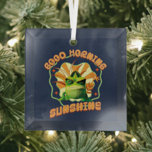 Guten Morgen Sonnenschein Lustiger Grummeliger Cha Ornament Aus Glas