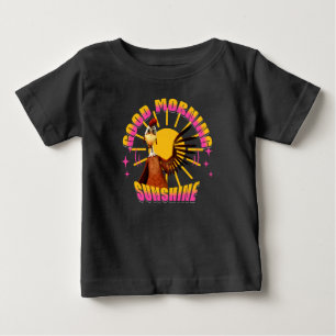 Guten Morgen Sonnenschein Lustiger Hahn Baby T-shirt