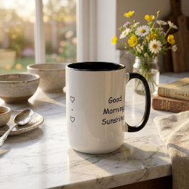 Guten Morgen Sonnenschein | Perfekte Geschenkidee Tasse