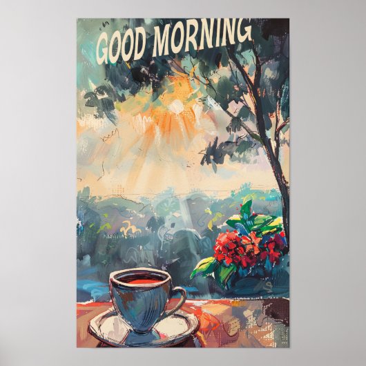 Guten Morgen Sonnenschein-Poster Poster (Vorne)