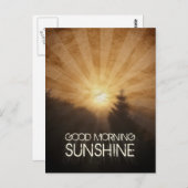 Guten Morgen Sonnenschein Postkarte (Vorne/Hinten)