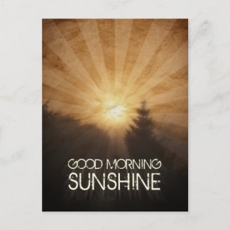 Guten Morgen Sonnenschein Postkarte