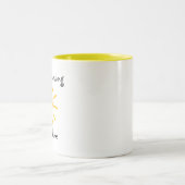 Guten Morgen Sonnenschein (R) Zweifarbige Tasse (Mittel)