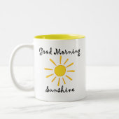 Guten Morgen Sonnenschein (R) Zweifarbige Tasse (Links)