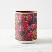 Guten Morgen Sonnenschein Rosa Blume Tasse Cup (Zentrum)