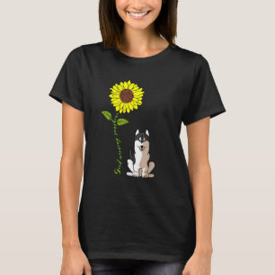 Guten Morgen Sonnenschein Sibirischer Husky Hund T-Shirt