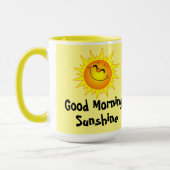 Guten Morgen Sonnenschein Tasse (Links)