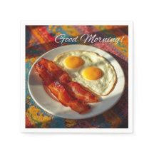 Guten Morgen Speck und Eier
