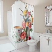 Guten Morgen Tee Duschvorhang (Beispiel)