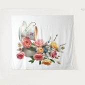 Guten Morgen Tee Wandteppich (Vorderseite (Horizontal))