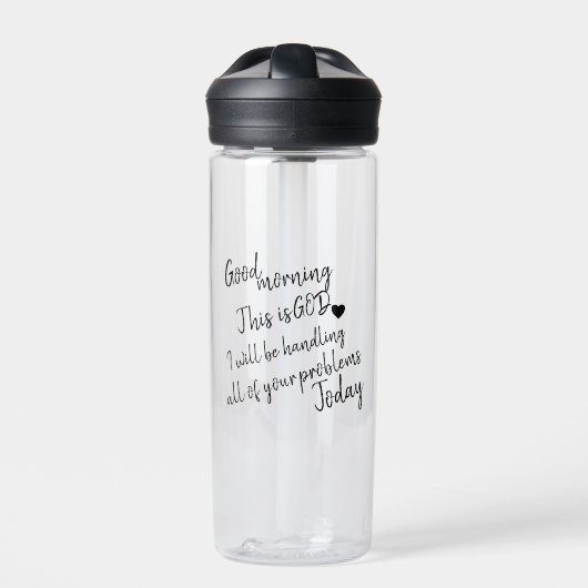 Guten Morgen Trinkflasche (Vorderseite)