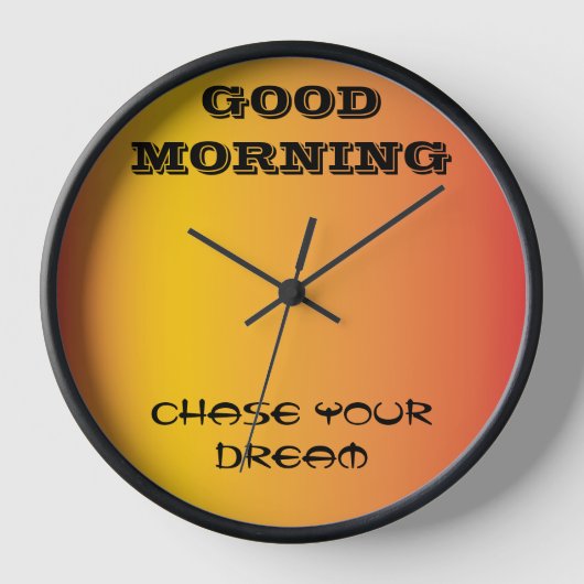 Guten Morgen Uhr (Vorderseite)