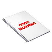 Guten Morgen Vibes Notizblock (Rechte Seite)