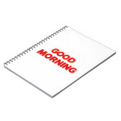 Guten Morgen Vibes Notizblock (Linke Seite)
