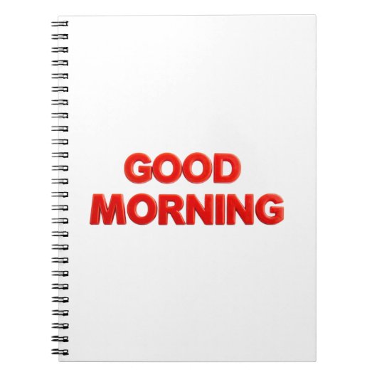 Guten Morgen Vibes Notizblock (Vorderseite)