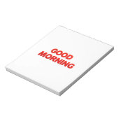 Guten Morgen Vibes Notizblock (Rotiert)