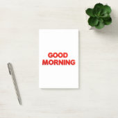 Guten Morgen Vibes Post-it Klebezettel (Büro)