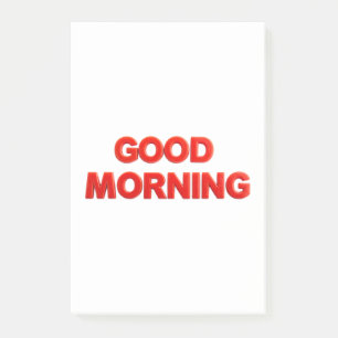 Guten Morgen Vibes Post-it Klebezettel