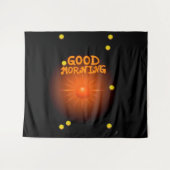 Guten Morgen Wandteppich (Vorderseite (Horizontal))