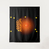 Guten Morgen Wandteppich (Vorderseite)