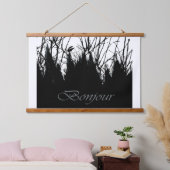 Guten Morgen Wandteppich Mit Holzrahmen (Schlafzimmer)