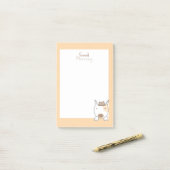 Guten Morgen, Welpe-Post-it-Notizen Post-it Klebezettel (Auf Schreibtisch)