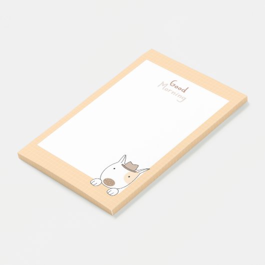 Guten Morgen, Welpe-Post-it-Notizen Post-it Klebezettel (angewinkelt)