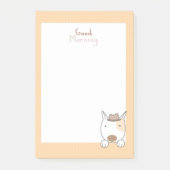 Guten Morgen, Welpe-Post-it-Notizen Post-it Klebezettel (Vorderseite)