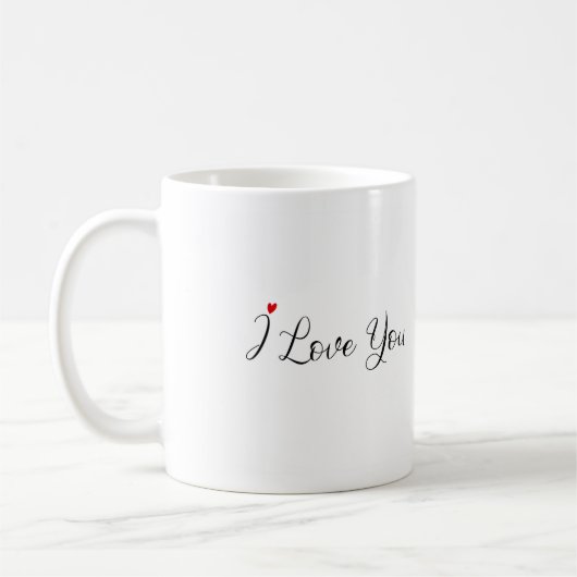 "Guten Morgen wunderschön, ich Liebe Sie" Liebe Ta Kaffeetasse (Links)