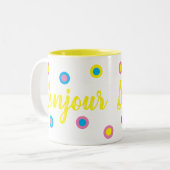 Guten Morgen. Zweifarbige Tasse (Vorderseite Links)