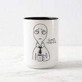 Guten Morgen Zweifarbige Tasse (Mittel)