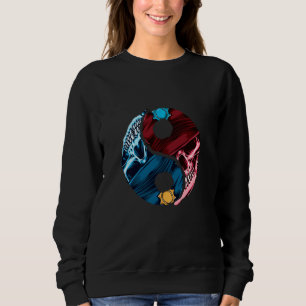 Guten Polizist schlechte Polizisten Yin und Yang P Sweatshirt