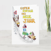 GUTEN RUTSCH Greeting card by Nicole Janes Karte (Vorderseite)