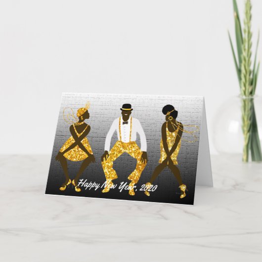 Guten Rutsch ins Neue Jahr, 2020 Karte (Vorderseite)